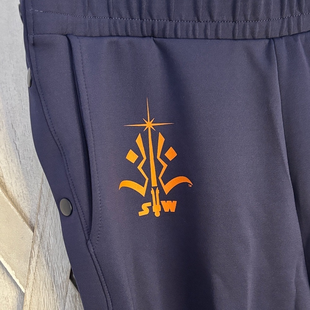Her Universe Star Wars Ahsoka Tano Clone Wars Snap Track Pants NWT Large - Picture 2 of 8